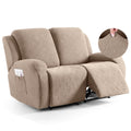 Ruaozz Recliner Sofa Covers Paw Reclining Couch Slipcovers, 2 Seat/3 Seat