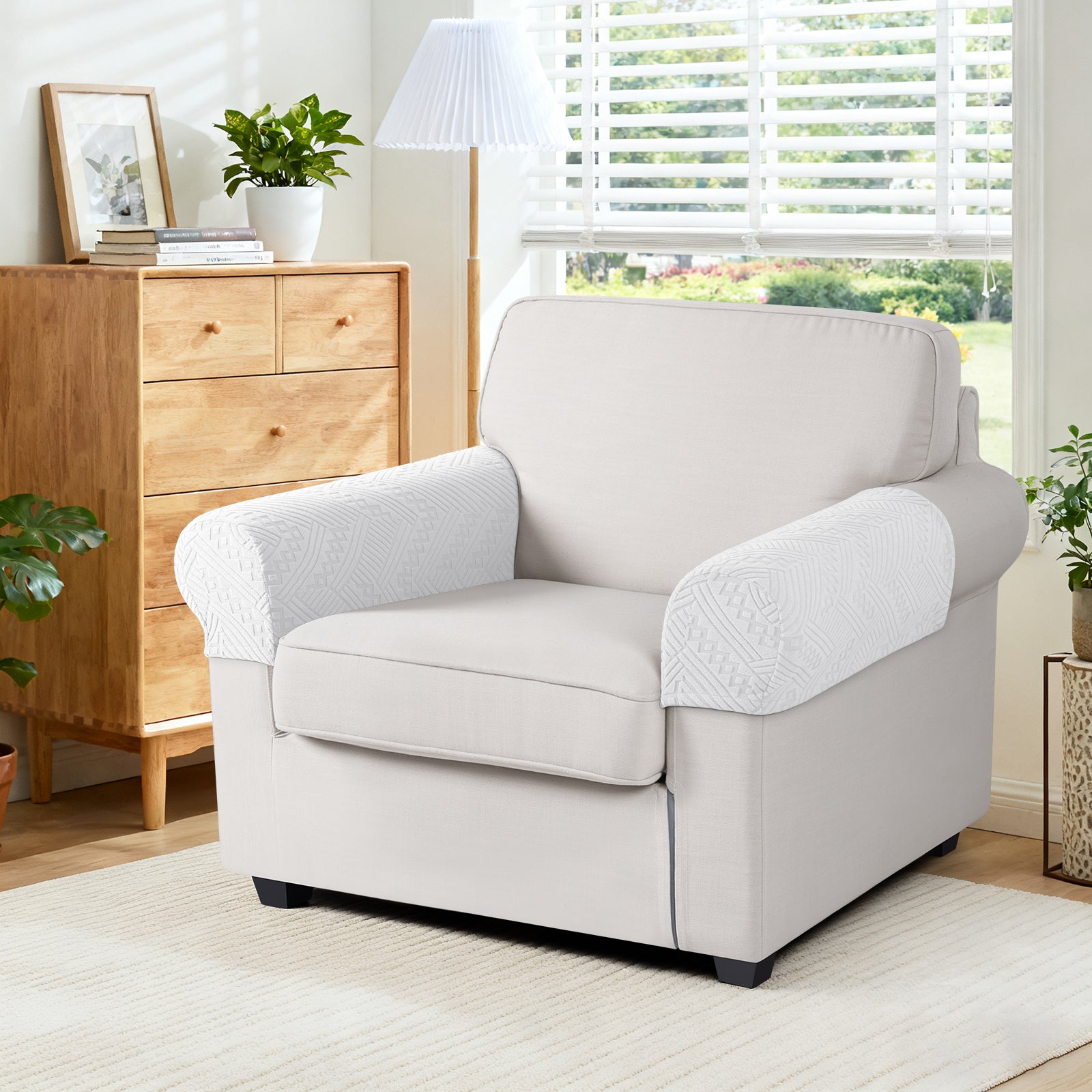 Ruaozz Seational Couch Cushion Covers L Shaped Sofa Covers