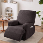 Ruaozz 3 Pieces Recliner Chair Covers Stretch Reclining Chair Slipcover, 1 Seat/ XL 1 Seat