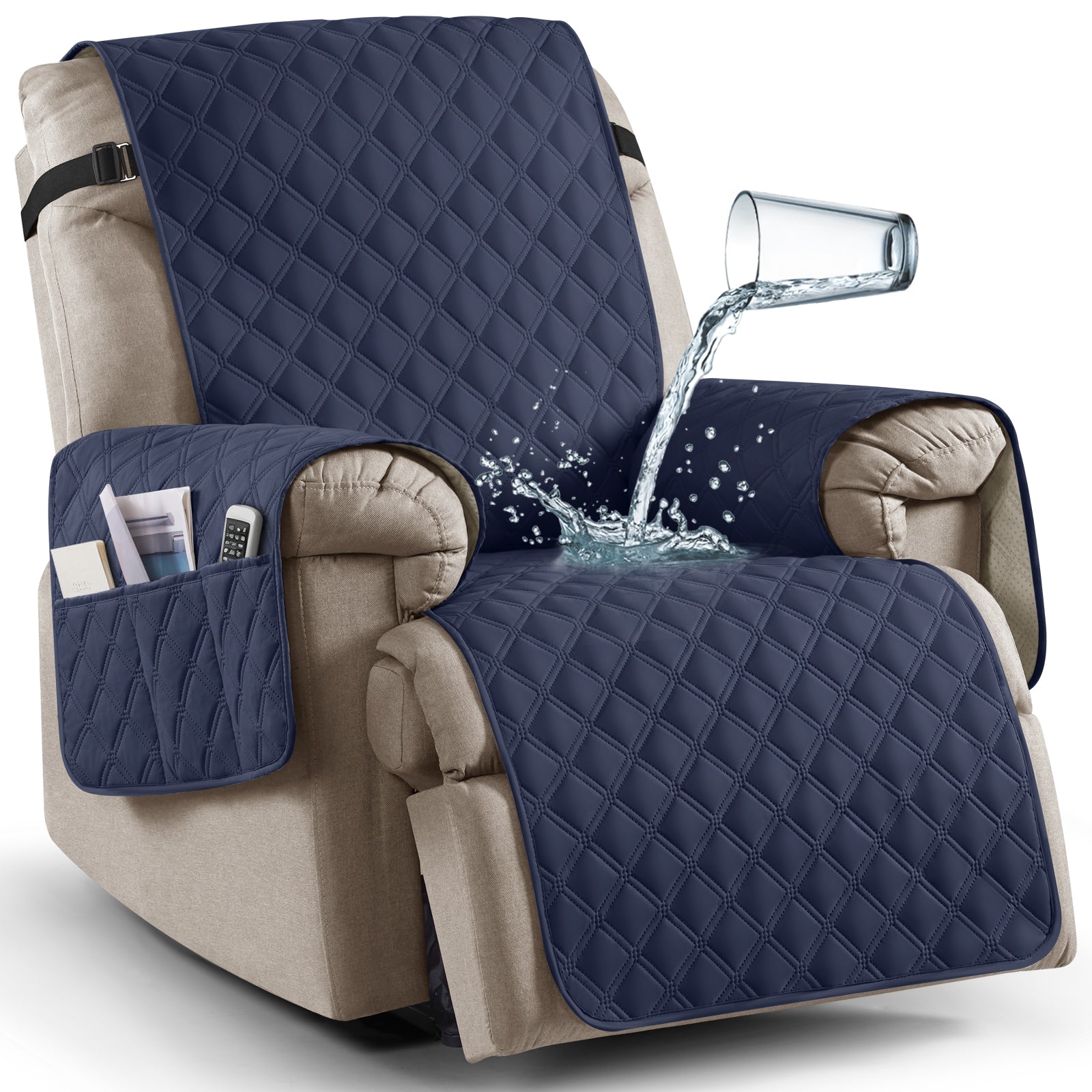 Ruaozz Waterproof Recliner Chair Covers,23/25/28/30 in