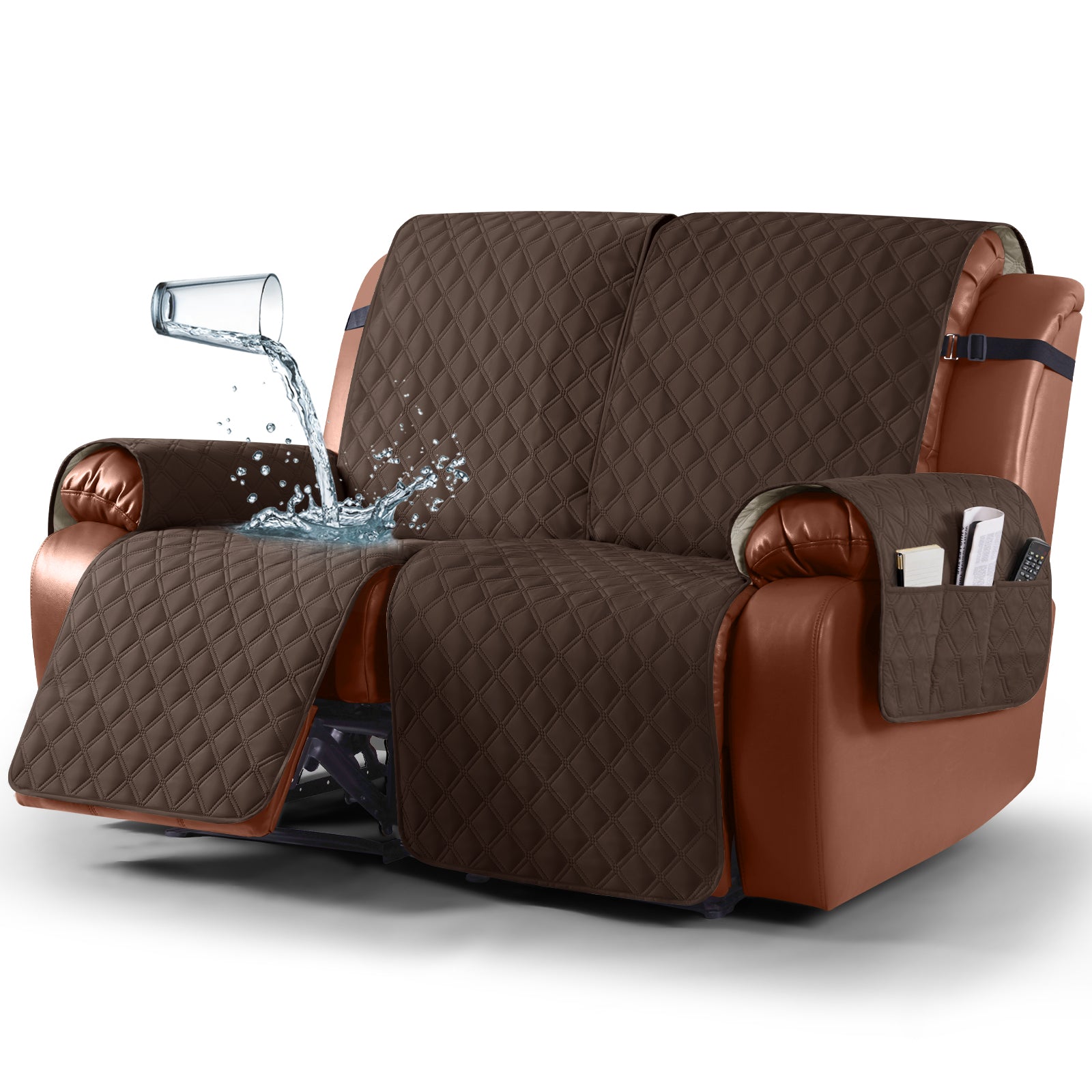 Ruaozz Waterproof Recliner Sofa Covers, 2 Seater/ XL2 Seater/ 3 Seater