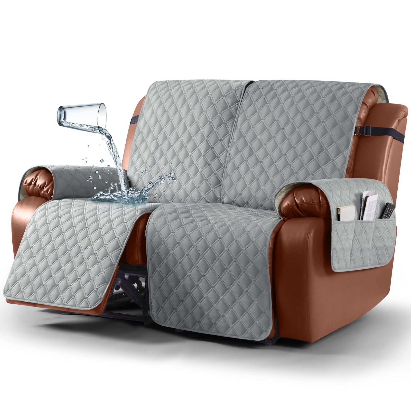 Ruaozz Waterproof Recliner Sofa Covers, 2 Seater/ XL2 Seater/ 3 Seater