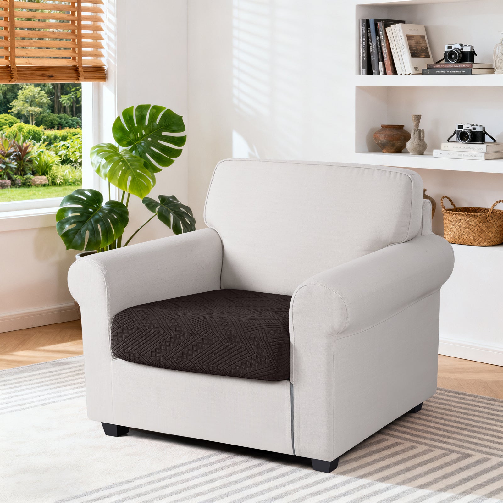 Ruaozz Seational Couch Cushion Covers L Shaped Sofa Covers