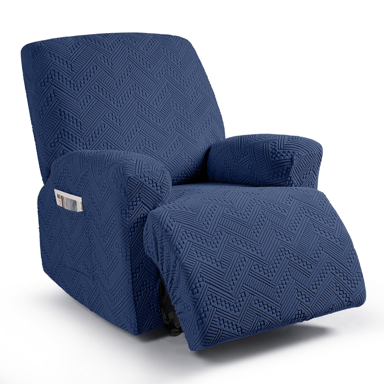 Ruaozz 3 Pieces Recliner Chair Covers Stretch Reclining Chair Slipcover, 1 Seat/ XL 1 Seat