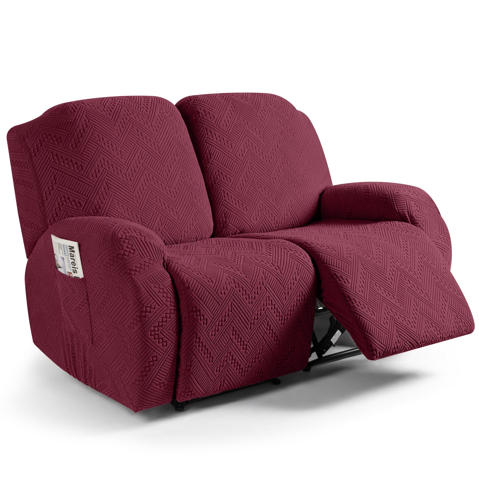 Ruaozz Stretch Recliner Sofa Covers 2 Seat/ XL 2 Seat/ 3 Seat