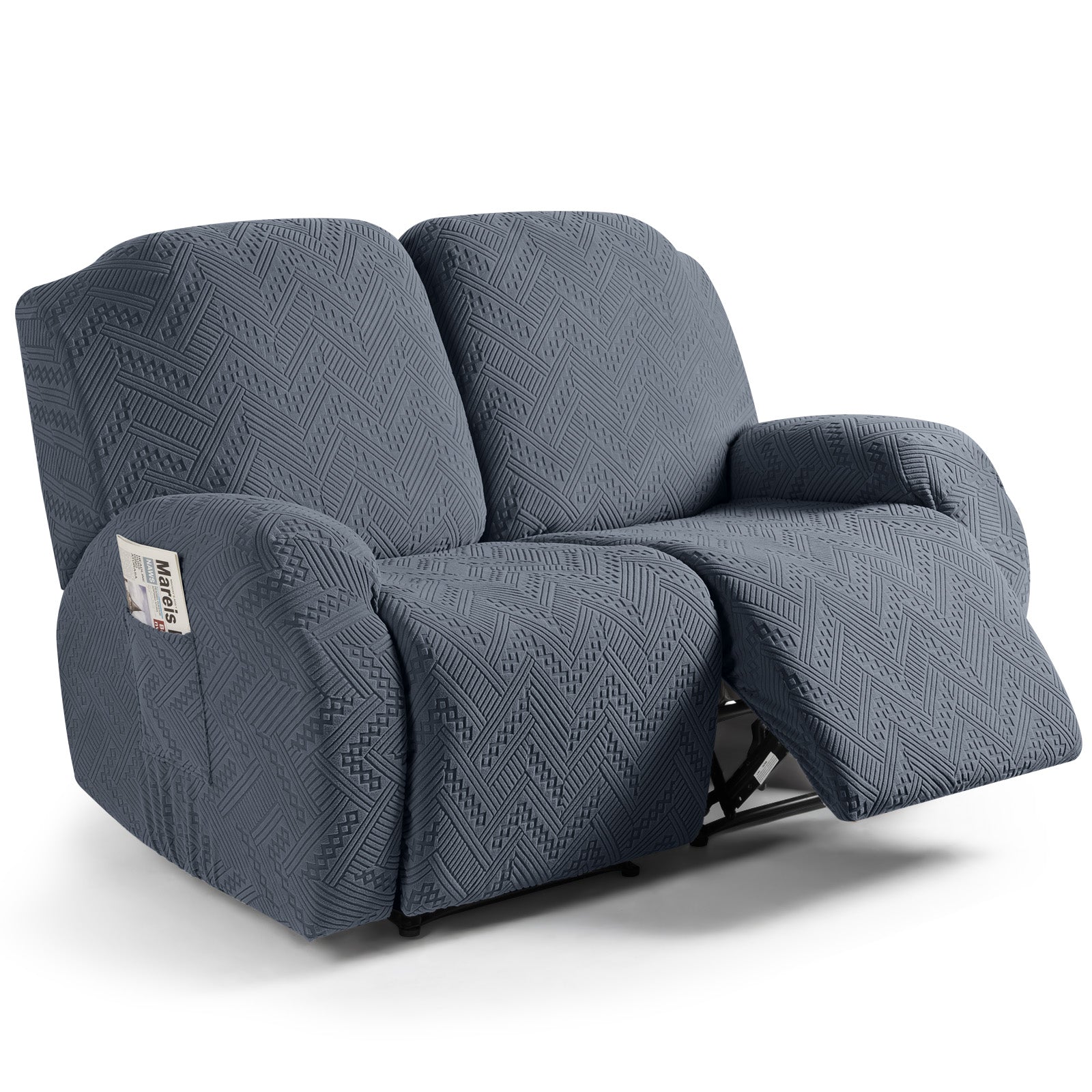 Ruaozz Stretch Recliner Sofa Covers 2 Seat/ XL 2 Seat/ 3 Seat