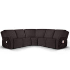 Ruaozz Stretch Sectional Recliner Couch Covers, 5 Seat Recliner/ Single Seat