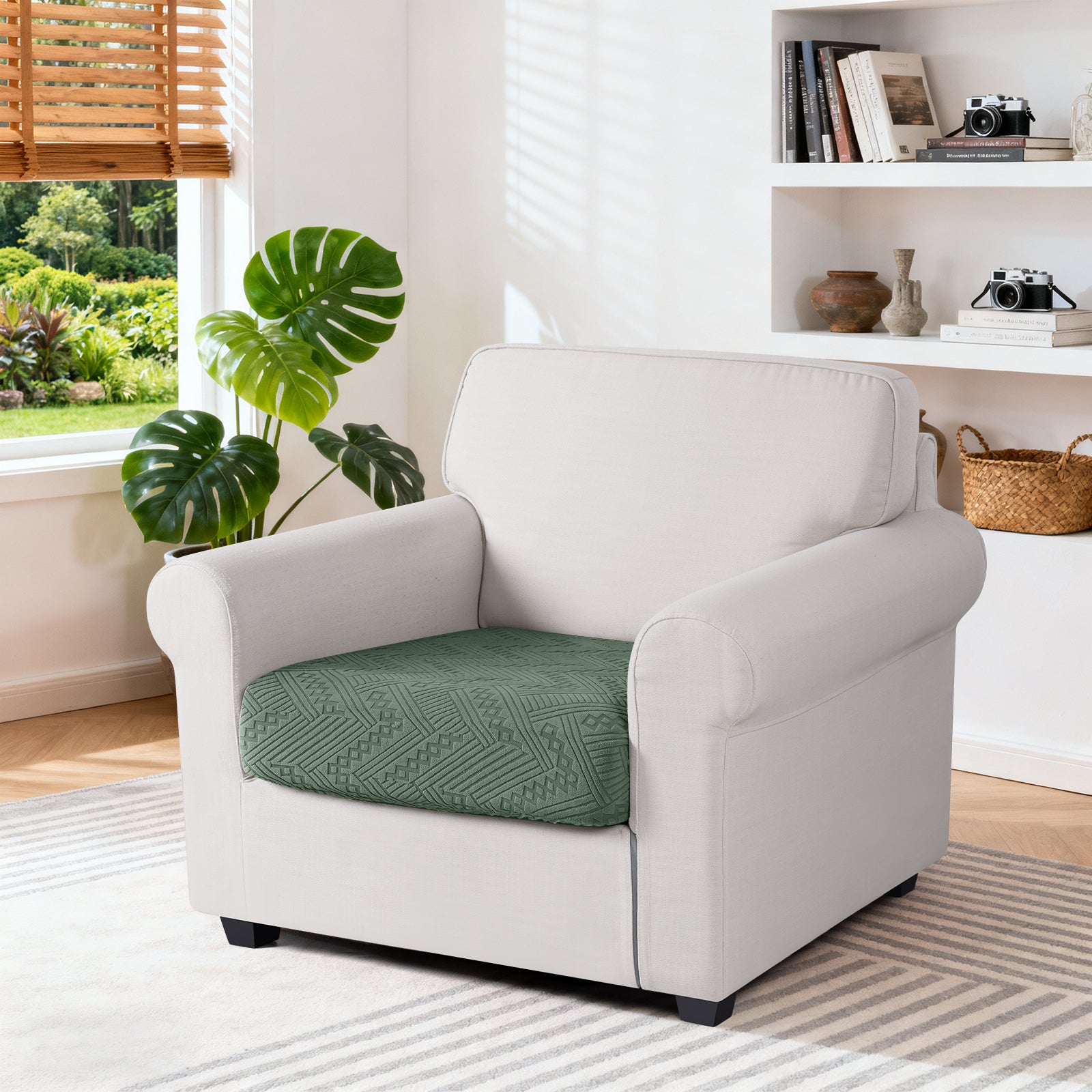 Ruaozz Seational Couch Cushion Covers L Shaped Sofa Covers