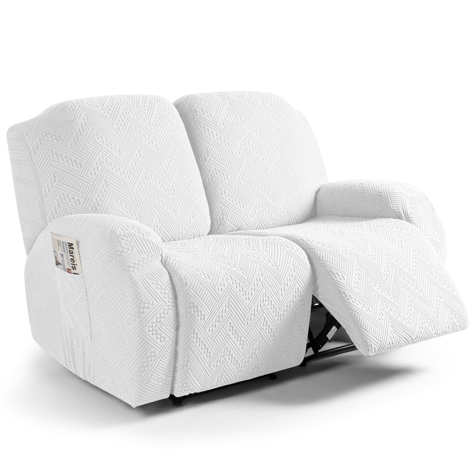Ruaozz Stretch Recliner Sofa Covers 2 Seat/ XL 2 Seat/ 3 Seat