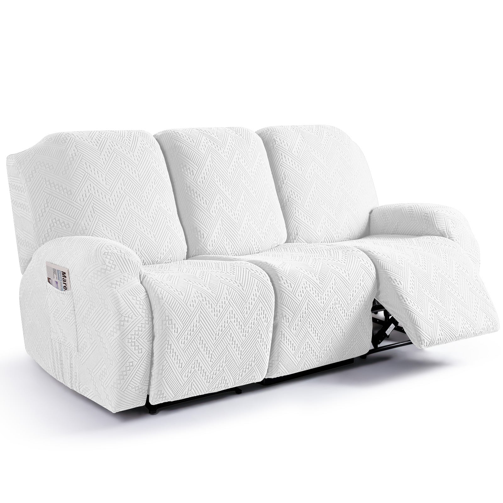 Ruaozz Stretch Recliner Sofa Covers 2 Seat/ XL 2 Seat/ 3 Seat