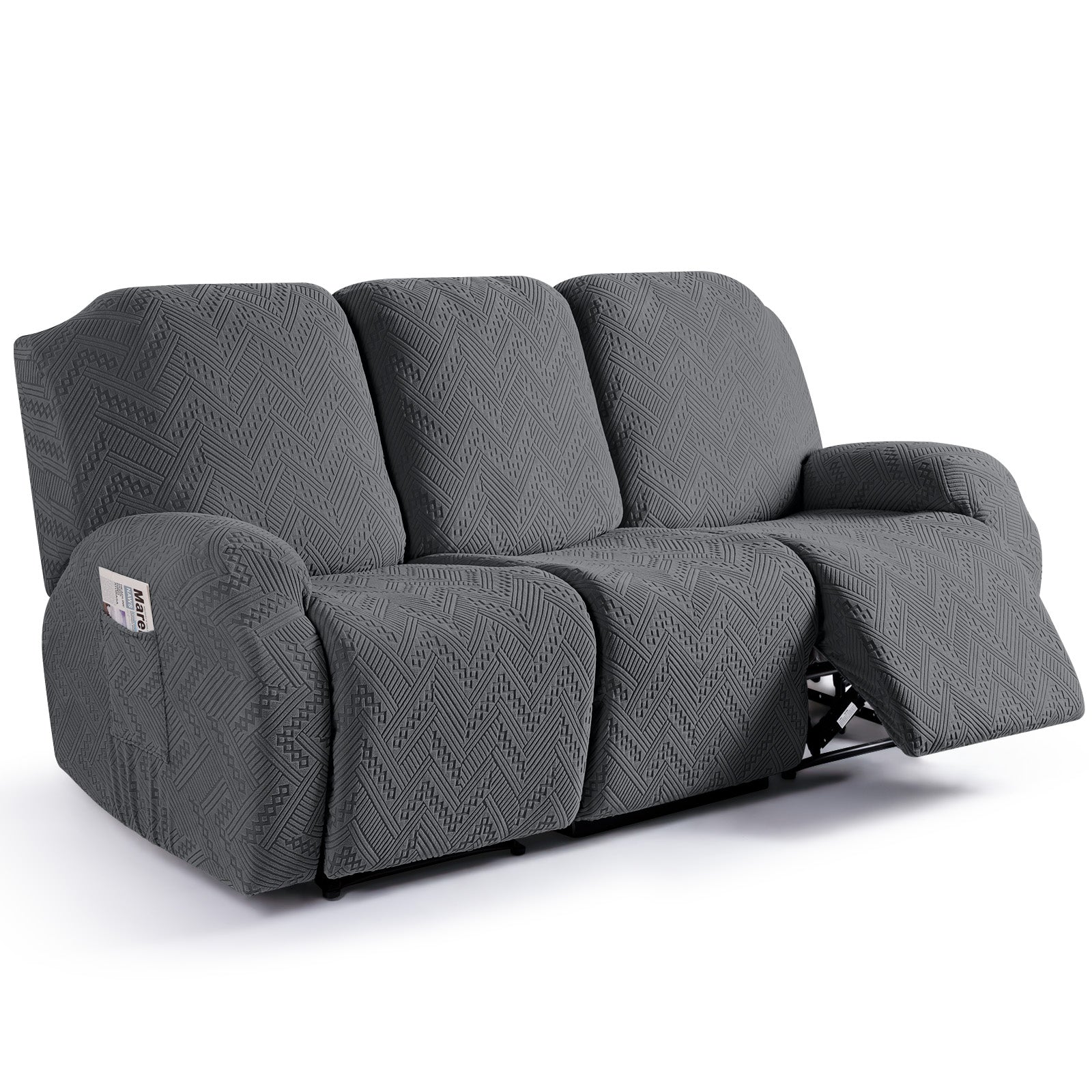 Ruaozz Stretch Recliner Sofa Covers 2 Seat/ XL 2 Seat/ 3 Seat