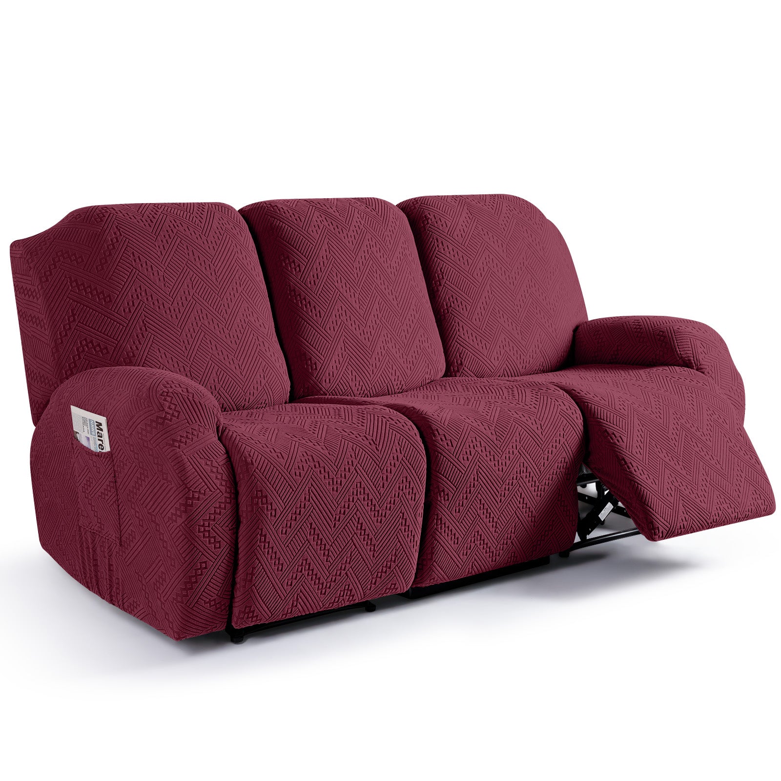 Ruaozz Stretch Recliner Sofa Covers 2 Seat/ XL 2 Seat/ 3 Seat
