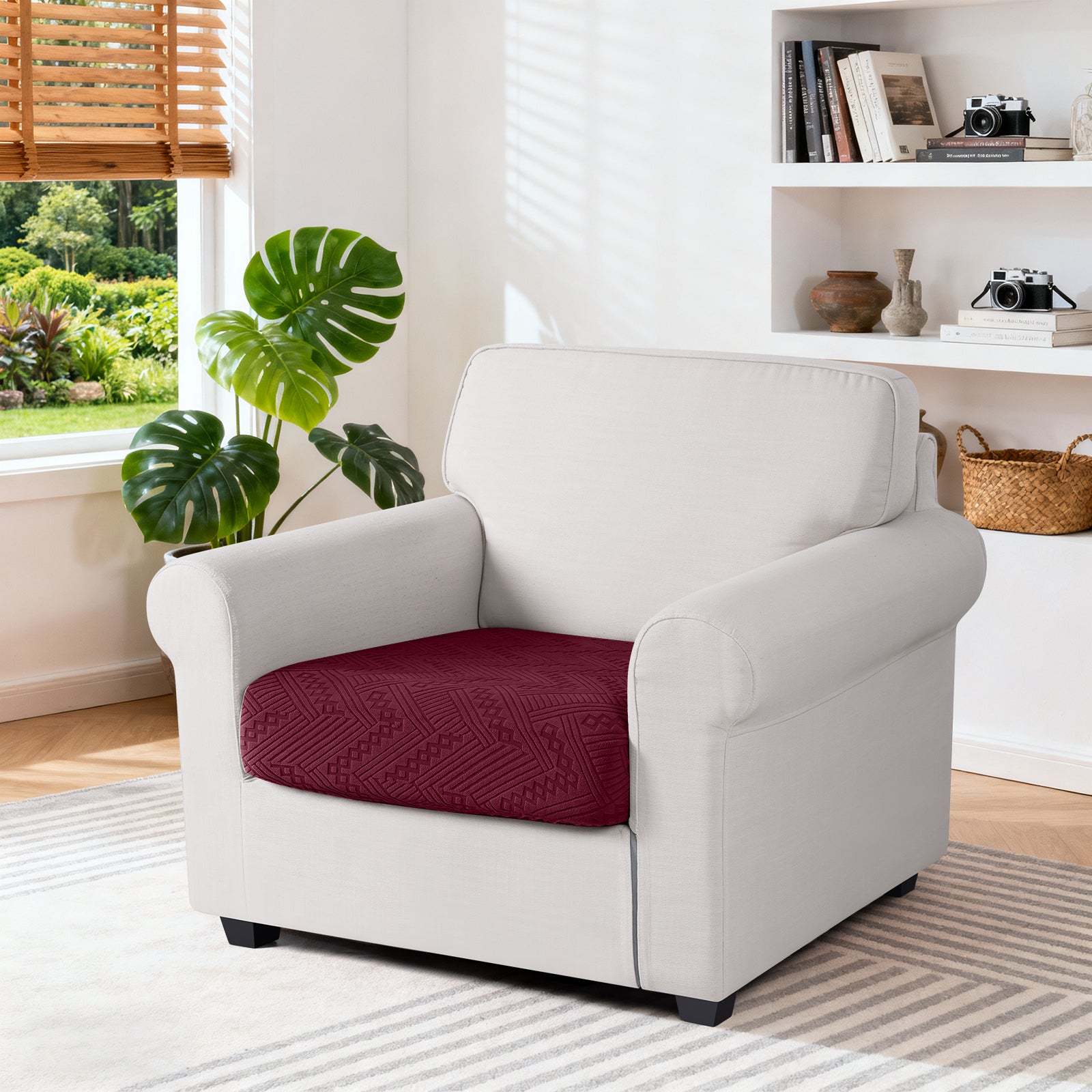Ruaozz Seational Couch Cushion Covers L Shaped Sofa Covers