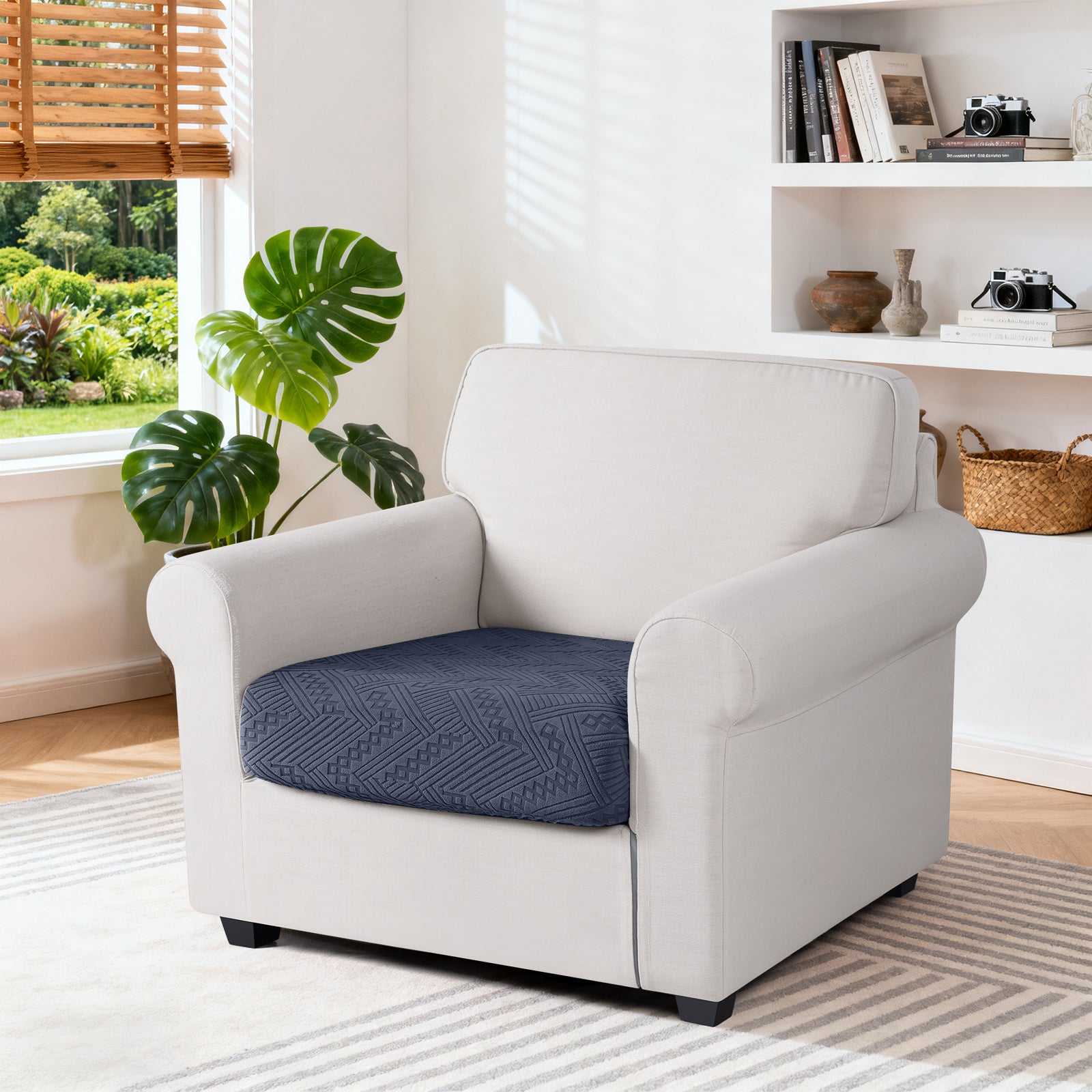 Ruaozz Seational Couch Cushion Covers L Shaped Sofa Covers
