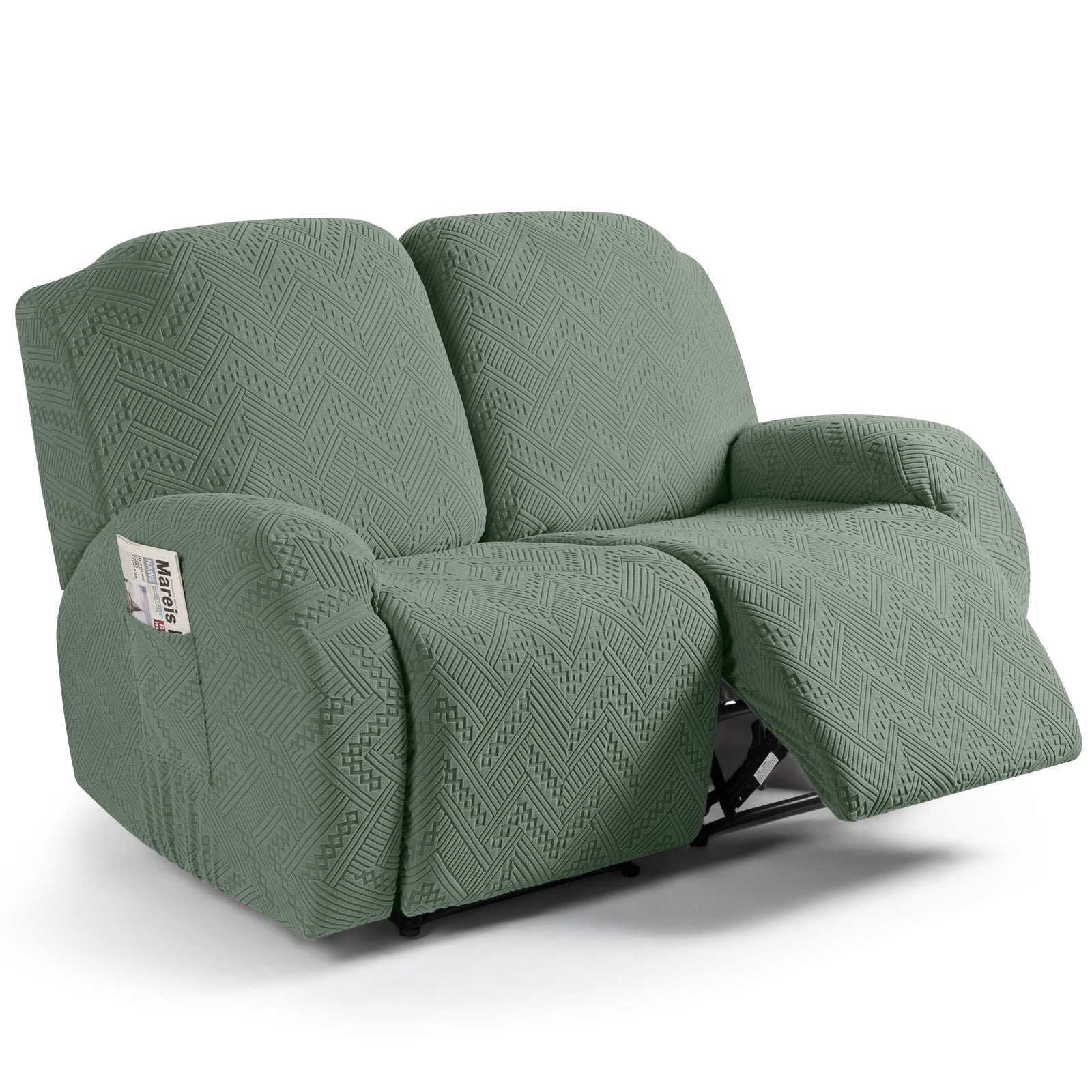 Ruaozz Stretch Recliner Sofa Covers 2 Seat/ XL 2 Seat/ 3 Seat