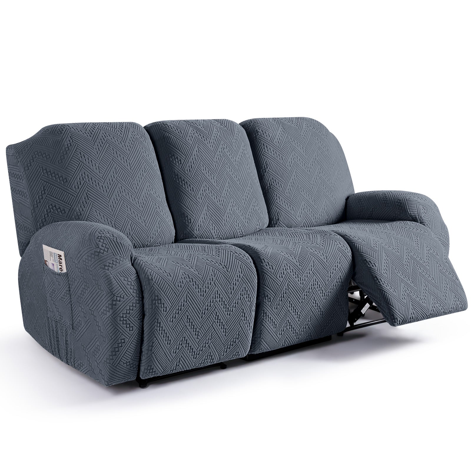 Ruaozz Stretch Recliner Sofa Covers 2 Seat/ XL 2 Seat/ 3 Seat