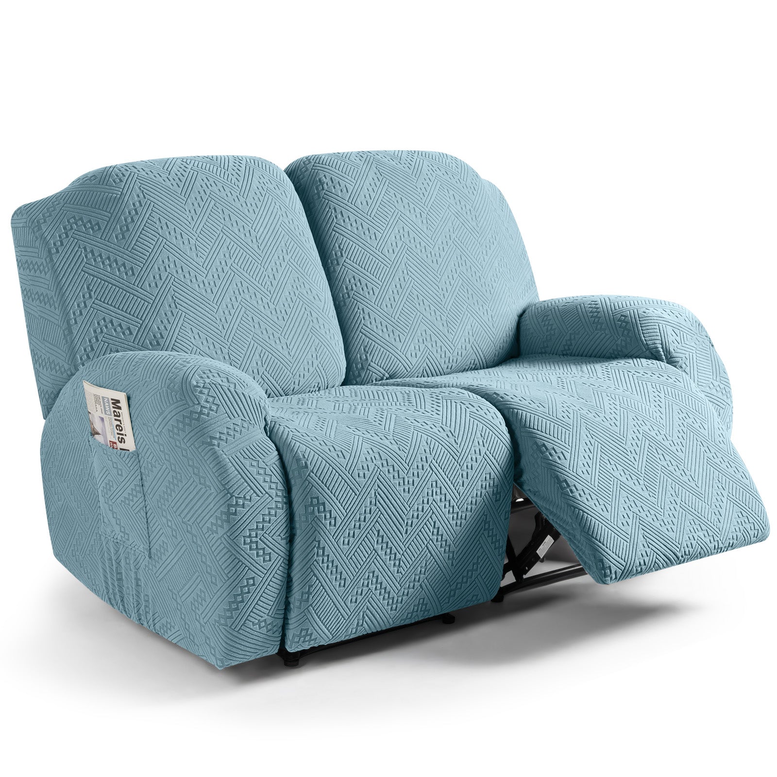 Ruaozz Stretch Recliner Sofa Covers 2 Seat/ XL 2 Seat/ 3 Seat