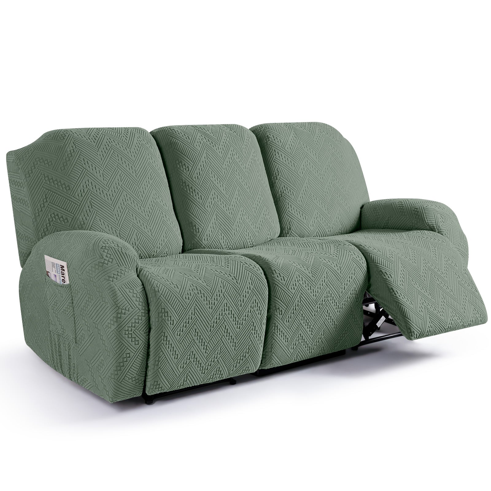 Ruaozz Stretch Recliner Sofa Covers 2 Seat/ XL 2 Seat/ 3 Seat