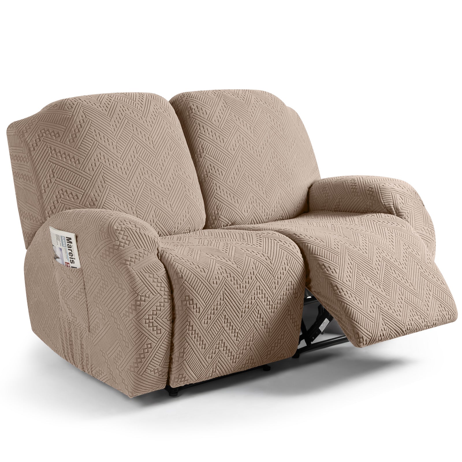 Ruaozz Stretch Recliner Sofa Covers 2 Seat/ XL 2 Seat/ 3 Seat