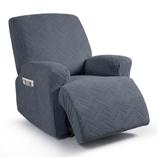 Ruaozz 3 Pieces Recliner Chair Covers Stretch Reclining Chair Slipcover, 1 Seat/ XL 1 Seat