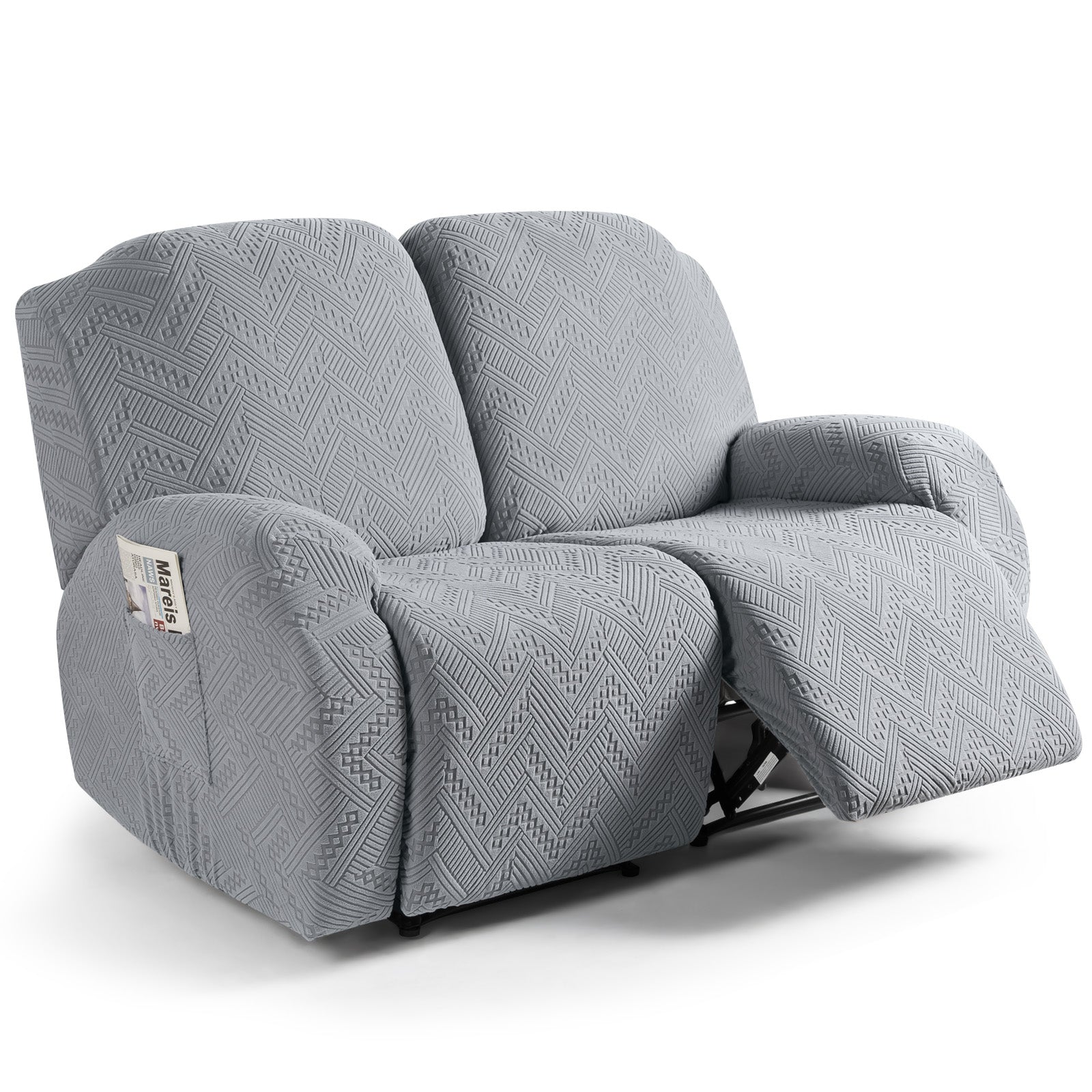 Ruaozz Stretch Recliner Sofa Covers 2 Seat/ XL 2 Seat/ 3 Seat