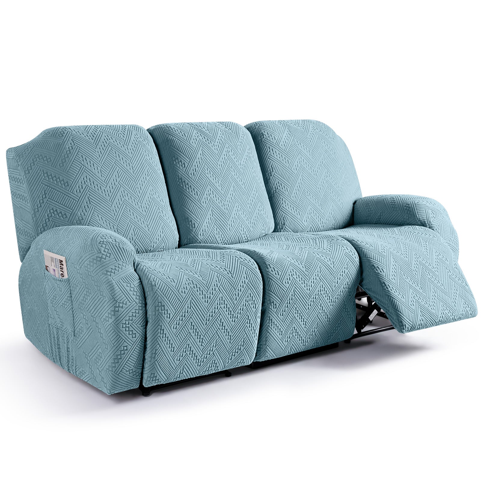 Ruaozz Stretch Recliner Sofa Covers 2 Seat/ XL 2 Seat/ 3 Seat
