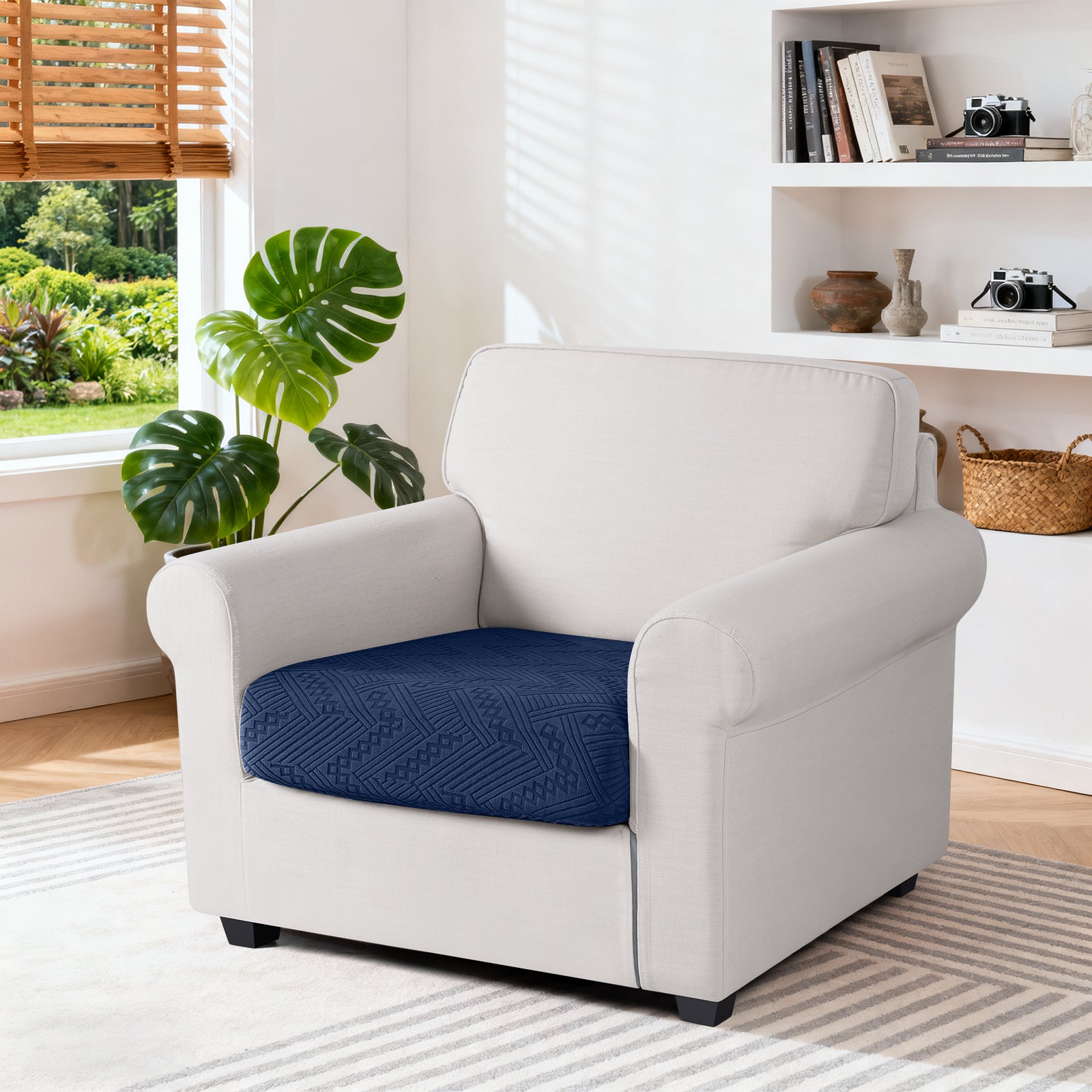 Ruaozz Seational Couch Cushion Covers L Shaped Sofa Covers