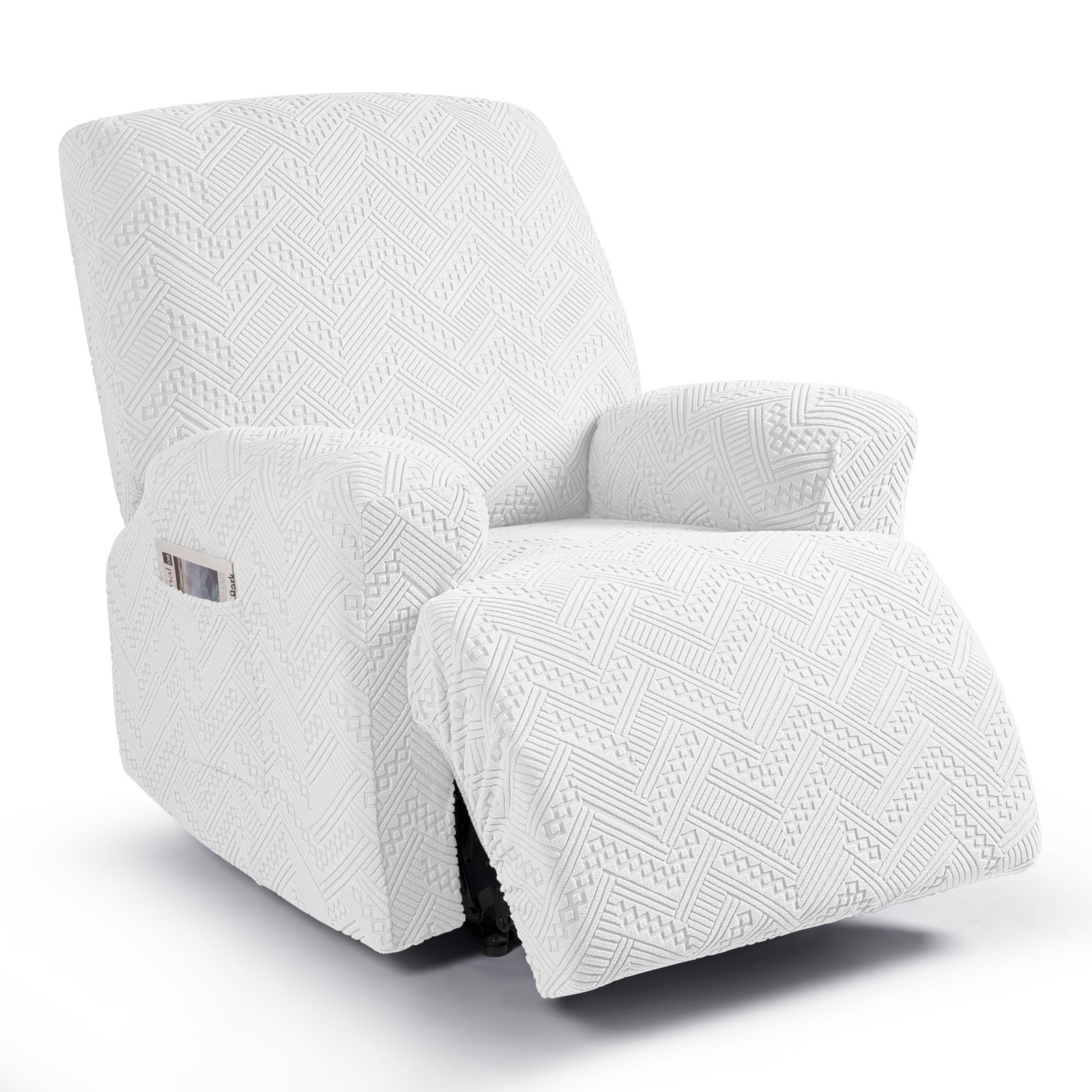 Ruaozz 3 Pieces Recliner Chair Covers Stretch Reclining Chair Slipcover, 1 Seat/ XL 1 Seat