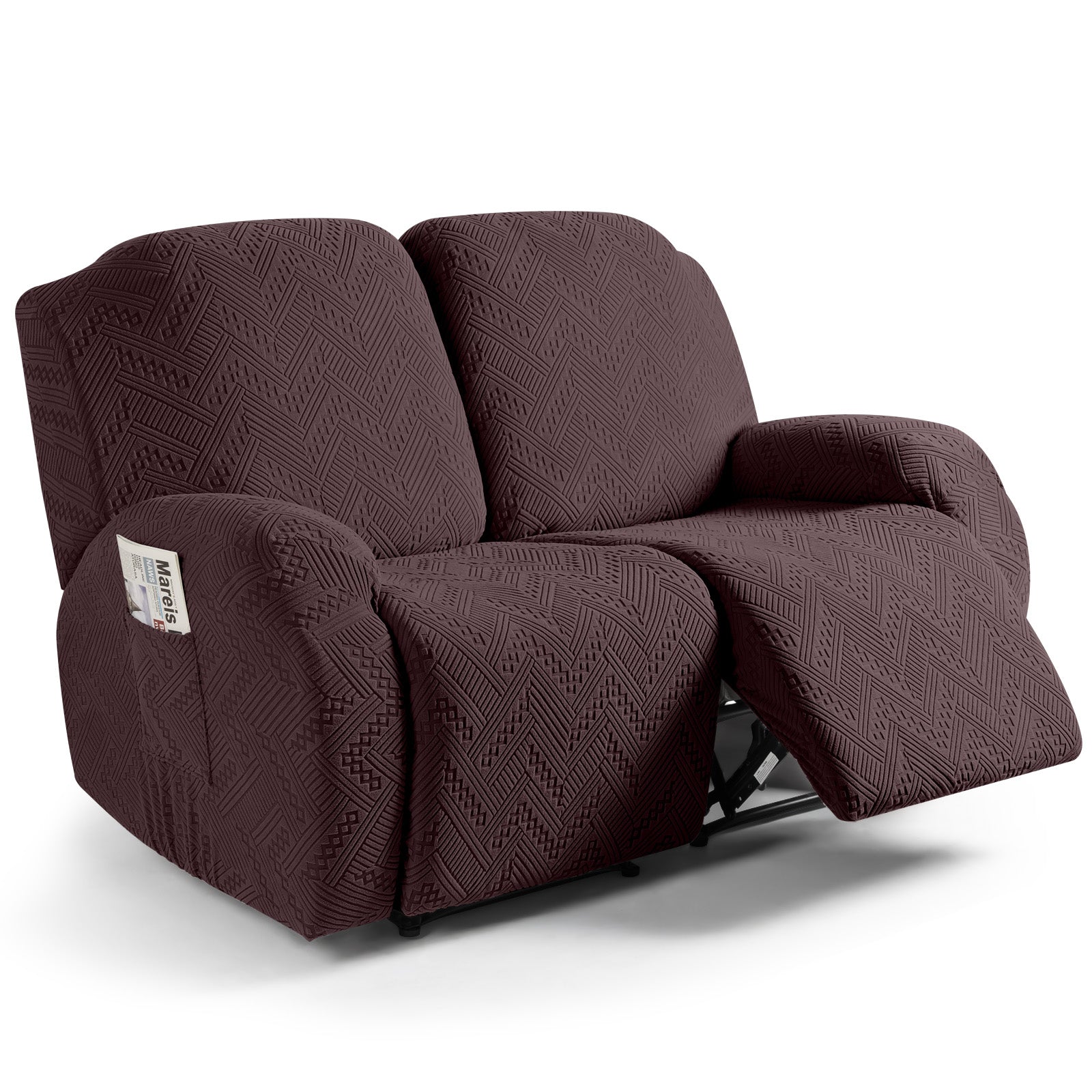 Ruaozz Stretch Recliner Sofa Covers 2 Seat/ XL 2 Seat/ 3 Seat