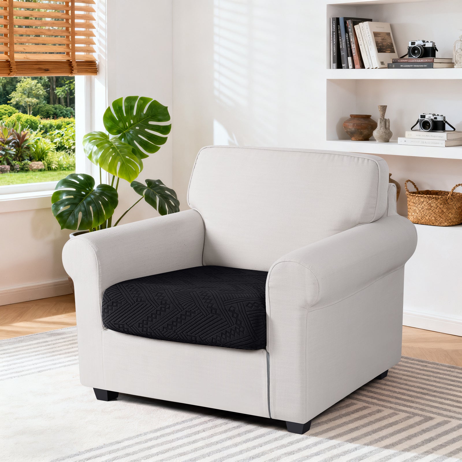 Ruaozz Seational Couch Cushion Covers L Shaped Sofa Covers