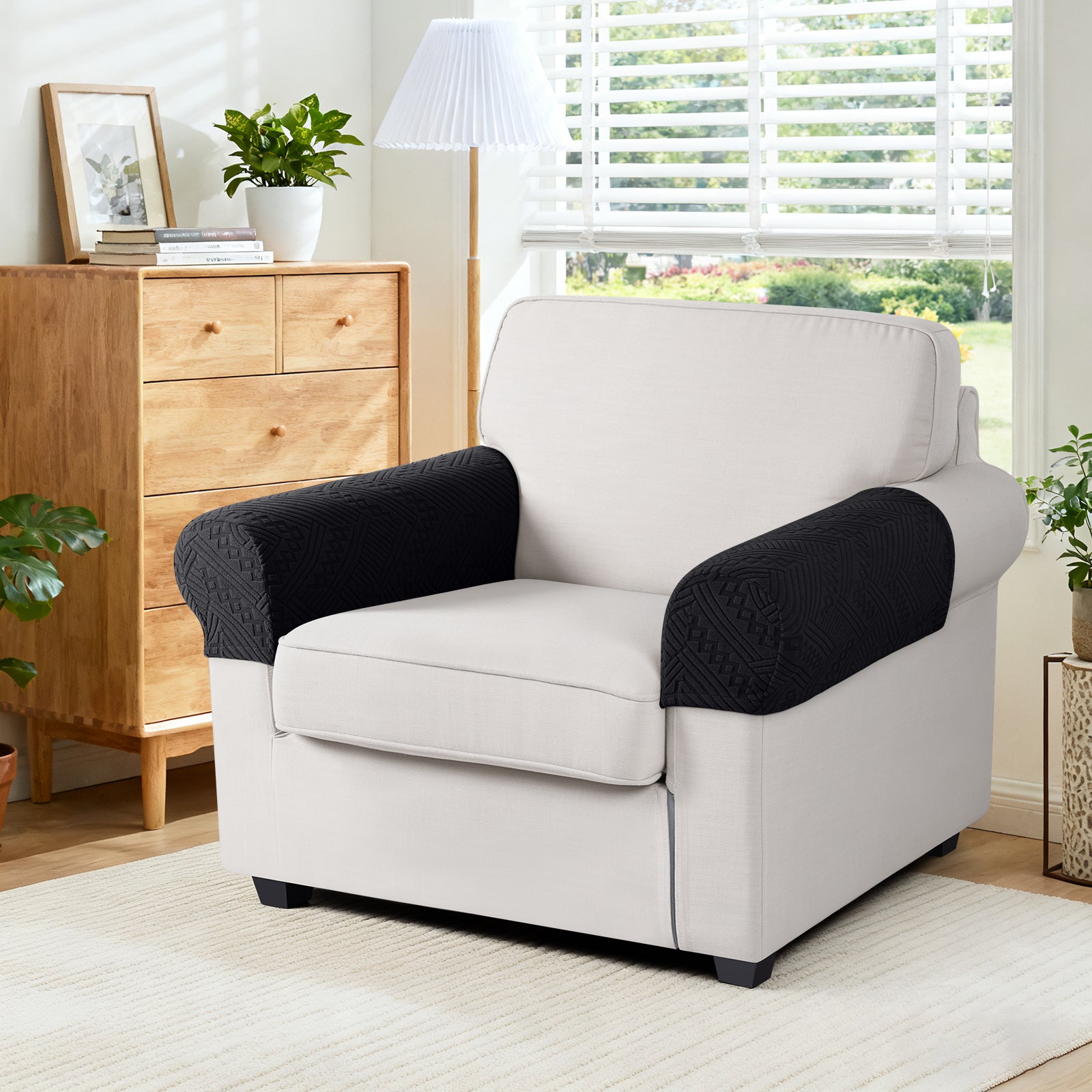 Ruaozz Seational Couch Cushion Covers L Shaped Sofa Covers
