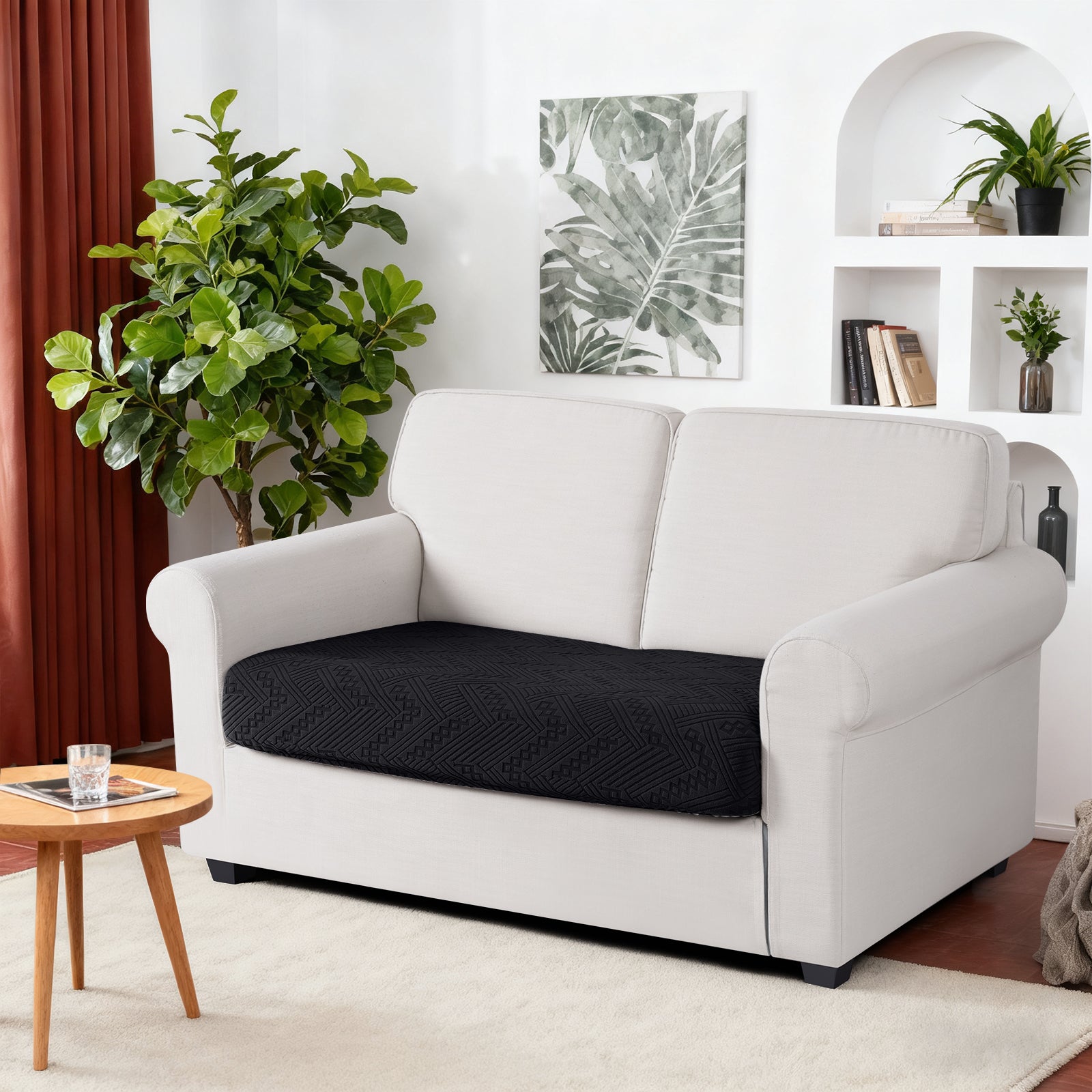 Ruaozz Seational Couch Cushion Covers L Shaped Sofa Covers