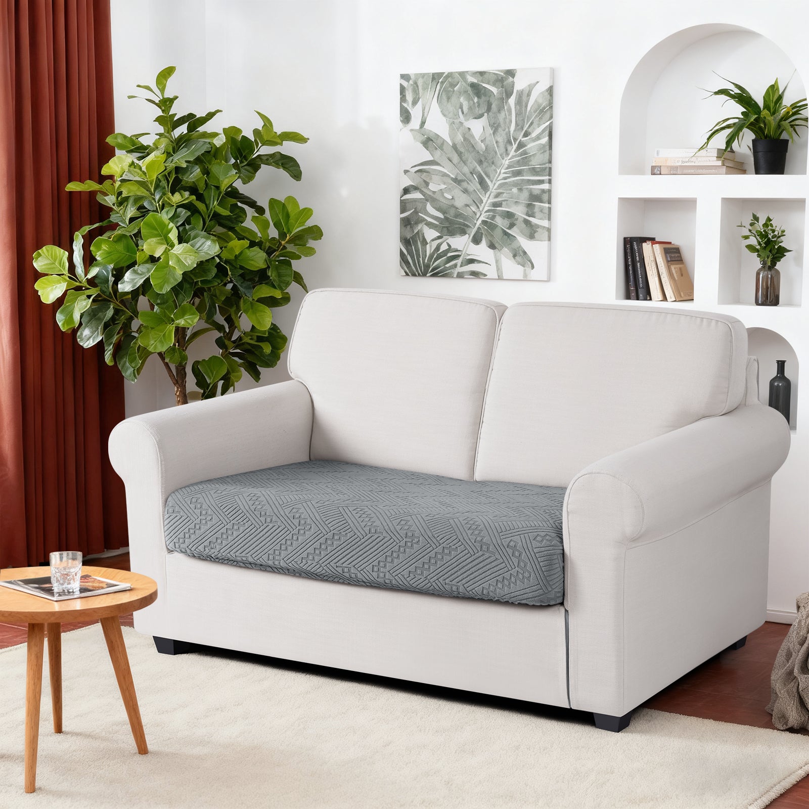 Ruaozz Seational Couch Cushion Covers L Shaped Sofa Covers