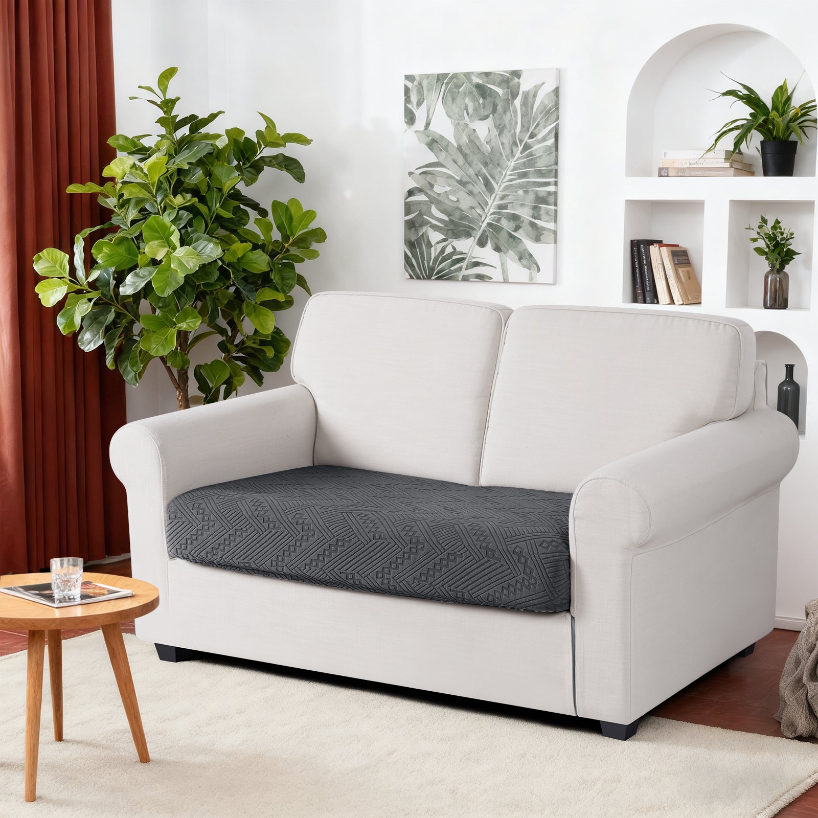 Ruaozz Seational Couch Cushion Covers L Shaped Sofa Covers