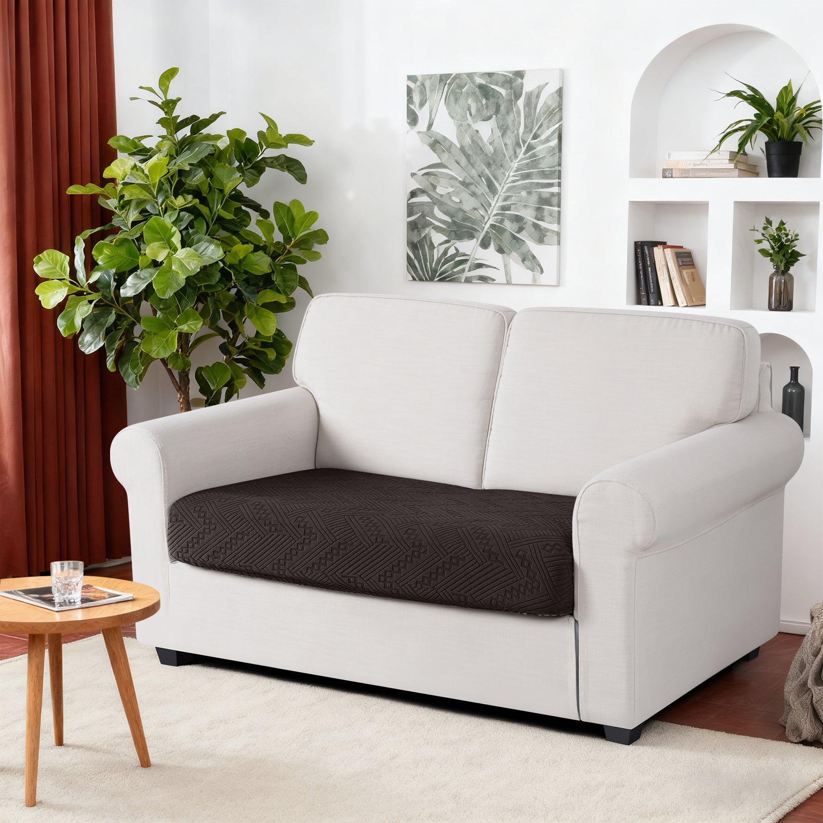 Ruaozz Seational Couch Cushion Covers L Shaped Sofa Covers