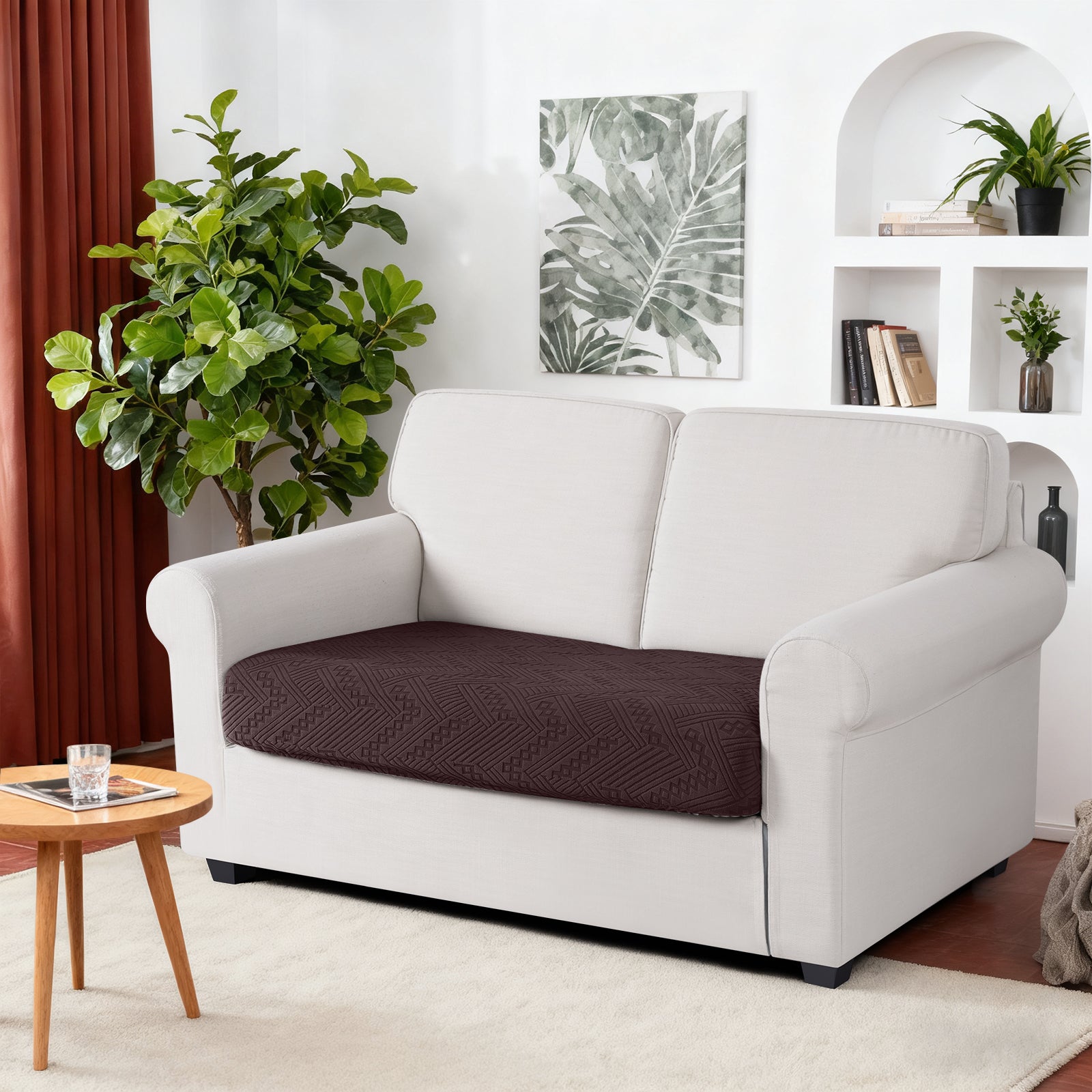 Ruaozz Seational Couch Cushion Covers L Shaped Sofa Covers