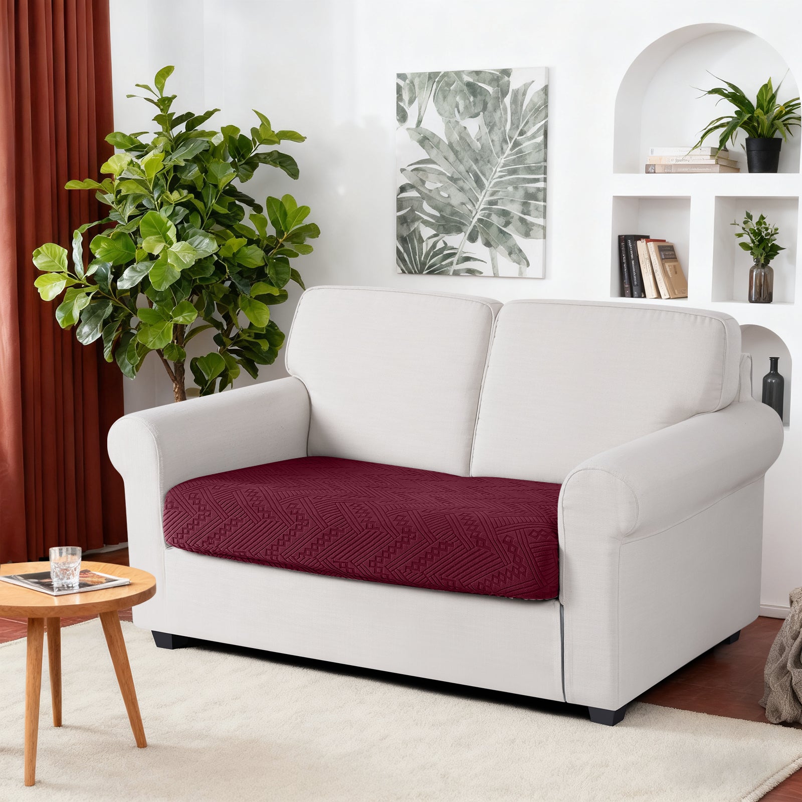 Ruaozz Seational Couch Cushion Covers L Shaped Sofa Covers