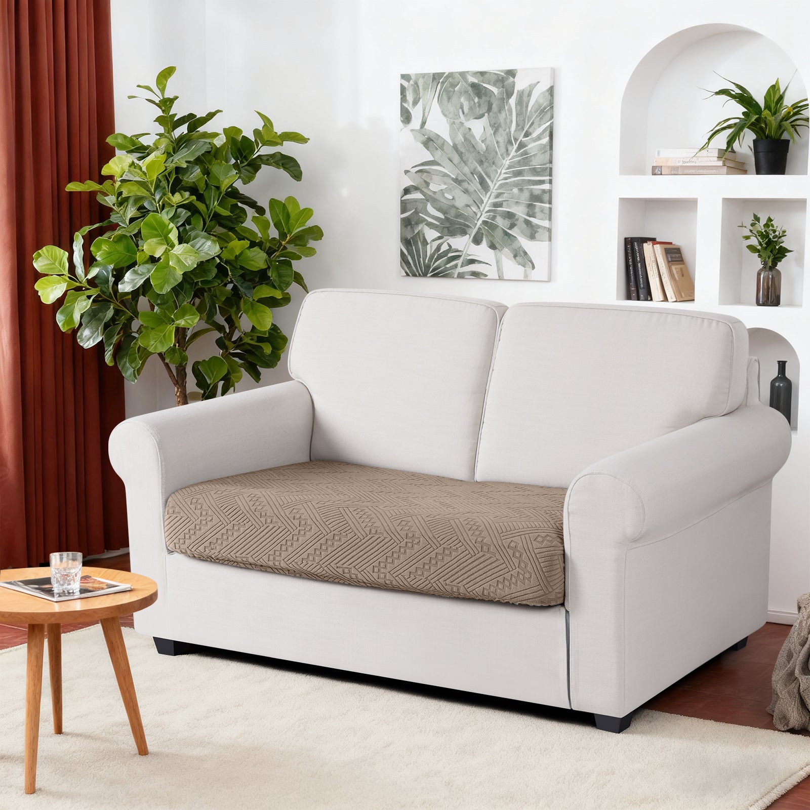 Ruaozz Seational Couch Cushion Covers L Shaped Sofa Covers