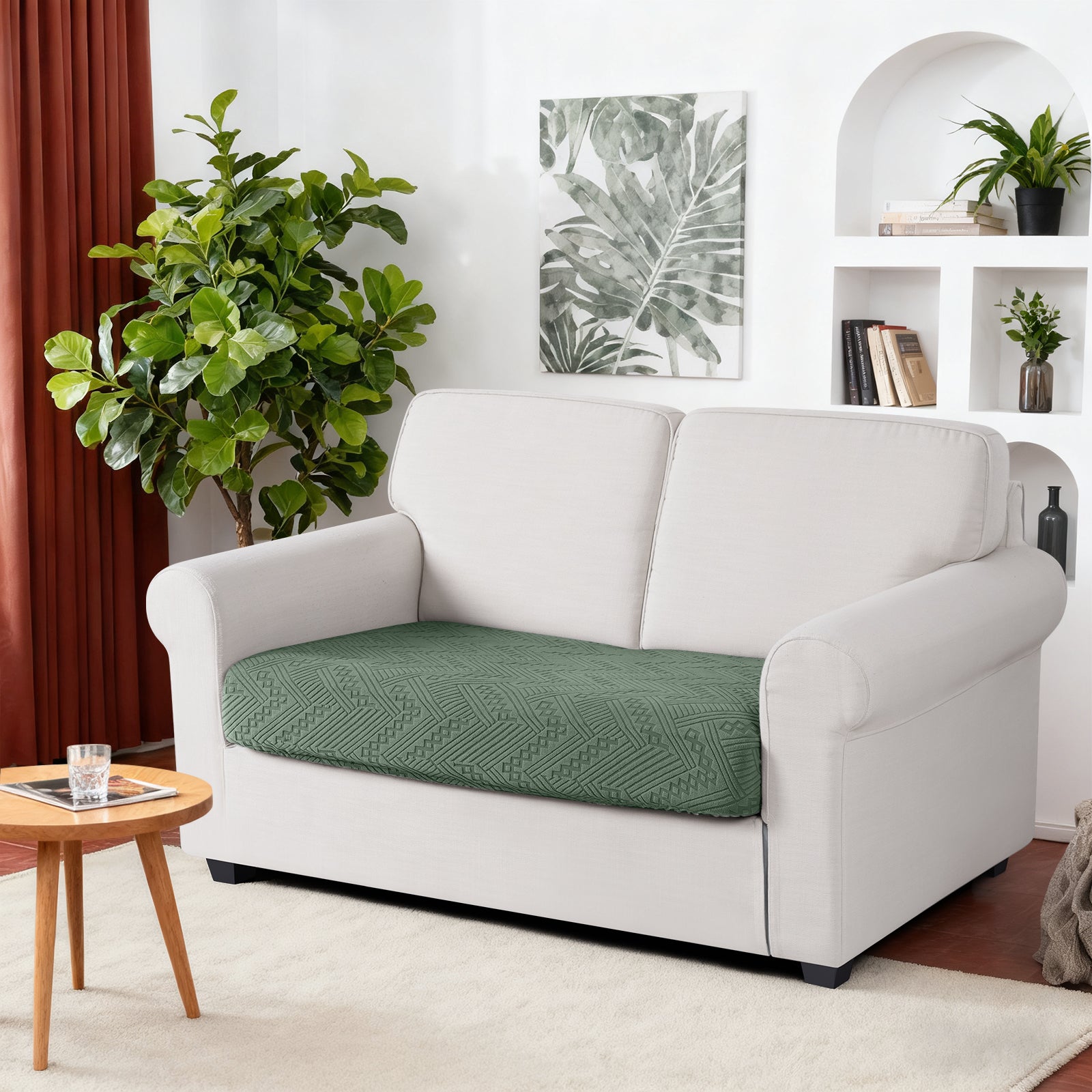 Ruaozz Seational Couch Cushion Covers L Shaped Sofa Covers