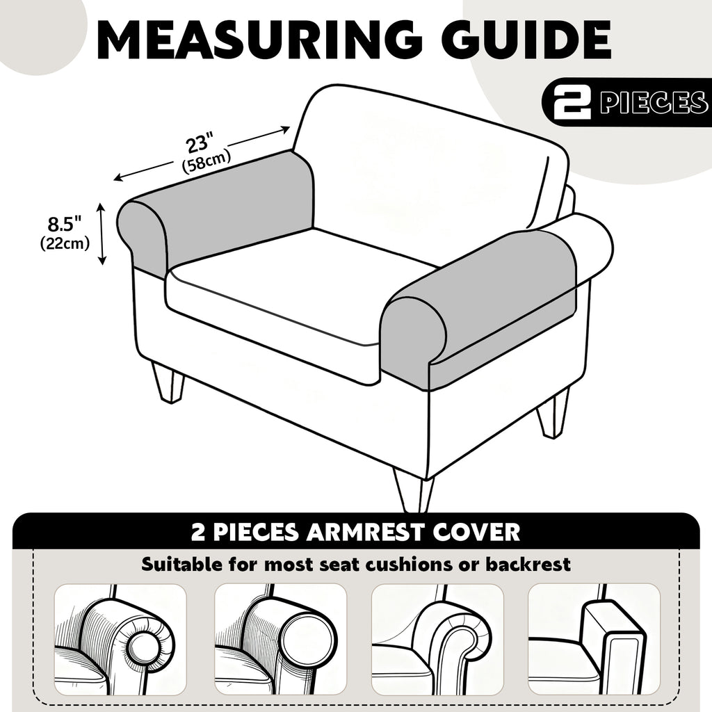 Ruaozz Seational Couch Cushion Covers L Shaped Sofa Covers
