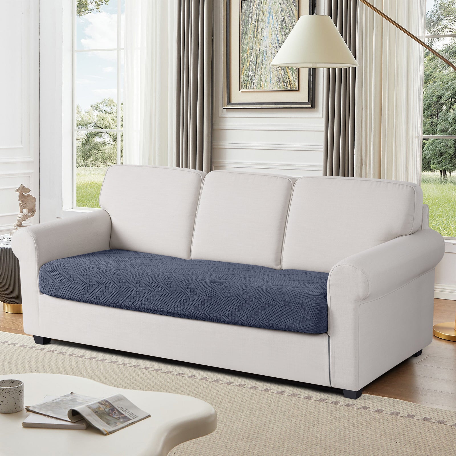Ruaozz Seational Couch Cushion Covers L Shaped Sofa Covers