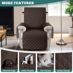 Ruaozz Waterproof Recliner Chair Covers,23/25/28/30 in