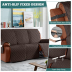 Ruaozz Waterproof Recliner Sofa Covers, 2 Seater/ XL2 Seater/ 3 Seater