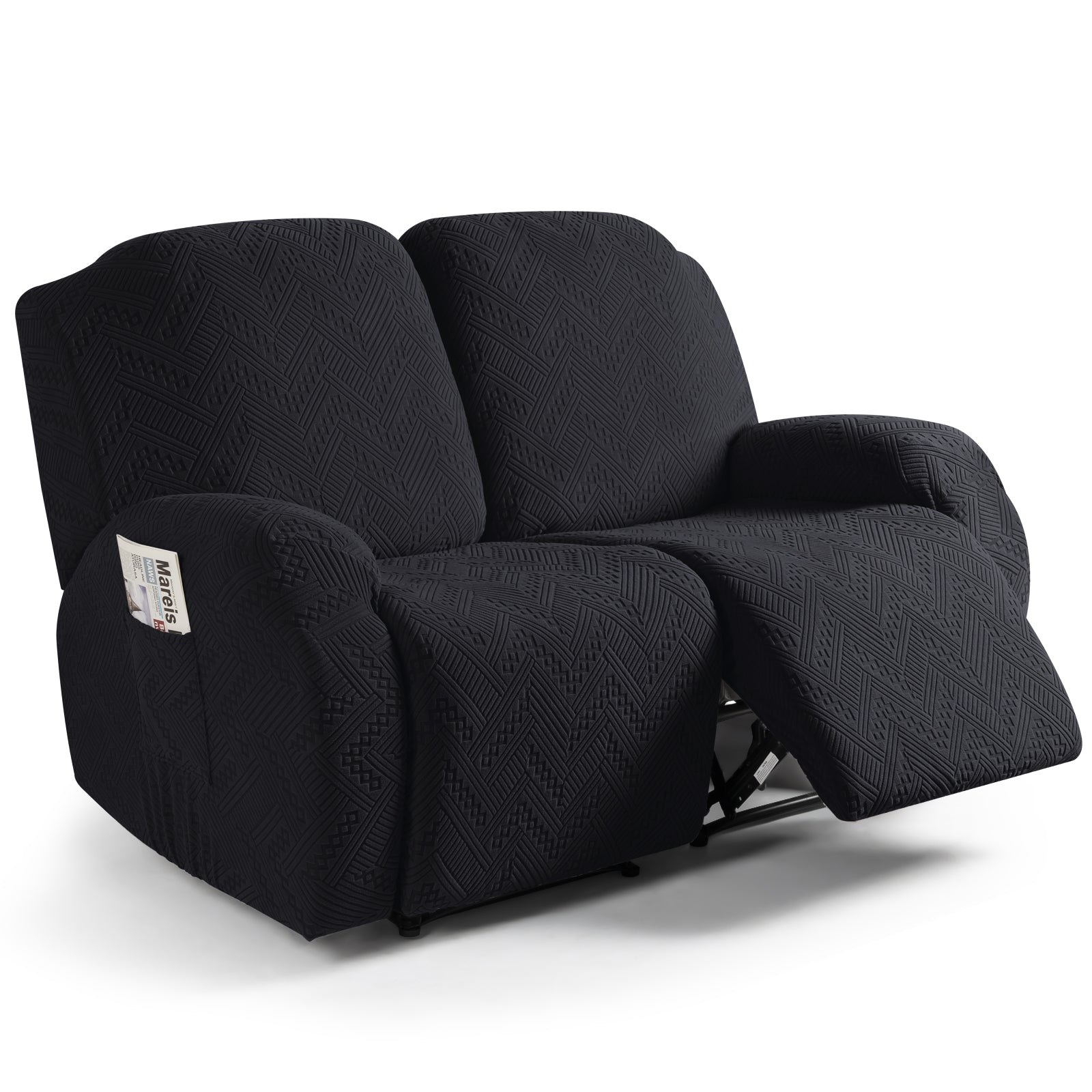 Ruaozz Stretch Recliner Sofa Covers 2 Seat/ XL 2 Seat/ 3 Seat