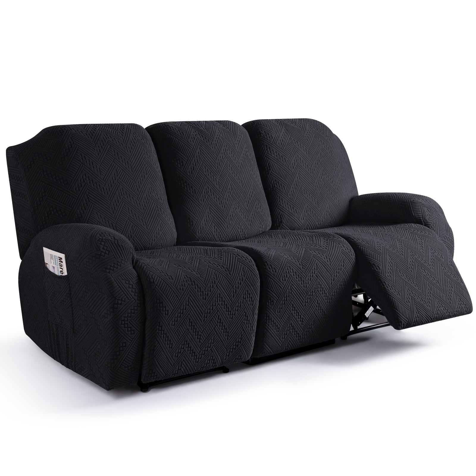 Ruaozz Stretch Recliner Sofa Covers 2 Seat/ XL 2 Seat/ 3 Seat