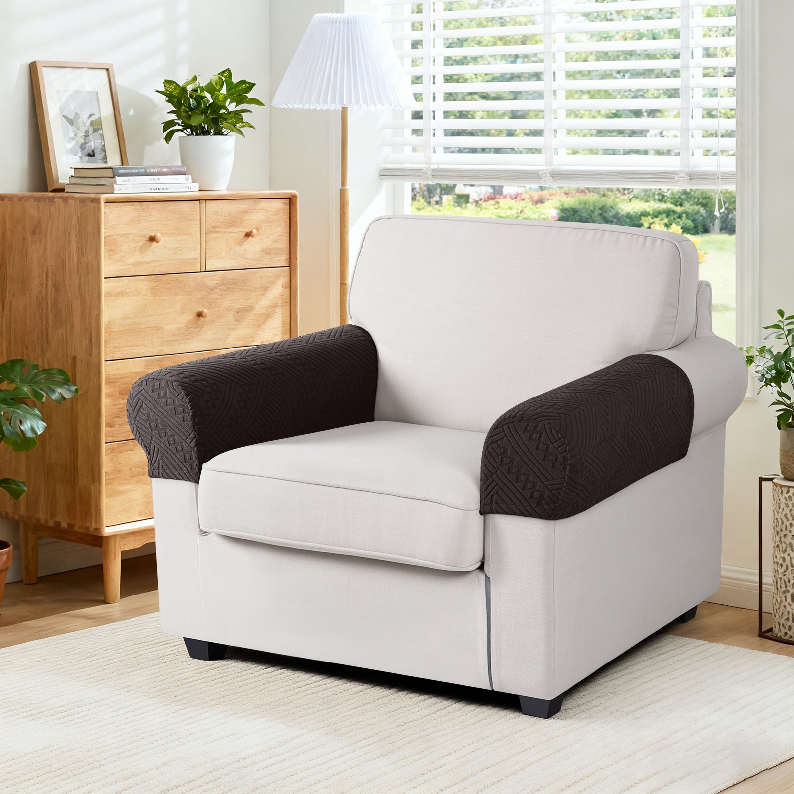 Ruaozz Seational Couch Cushion Covers L Shaped Sofa Covers