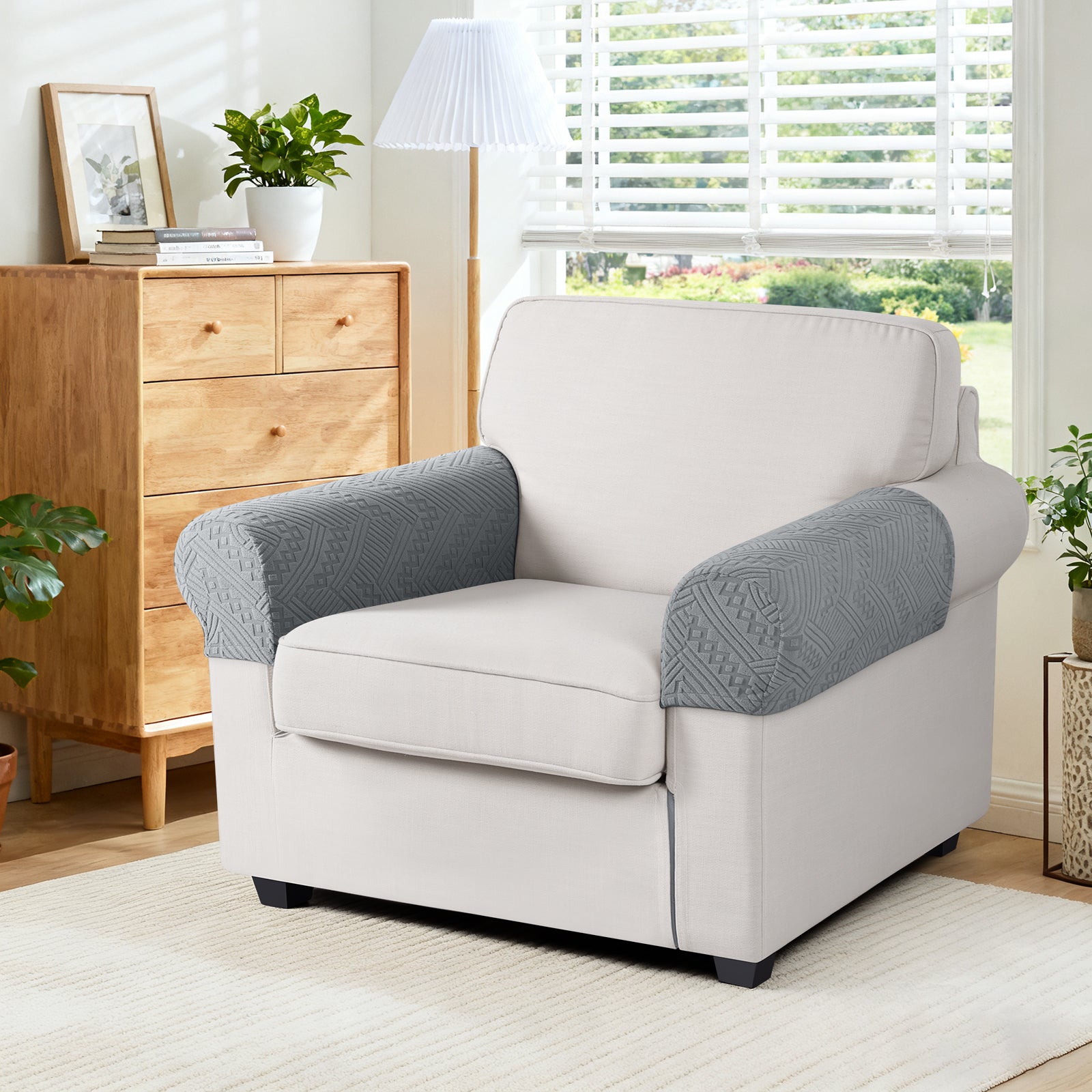 Ruaozz Seational Couch Cushion Covers L Shaped Sofa Covers
