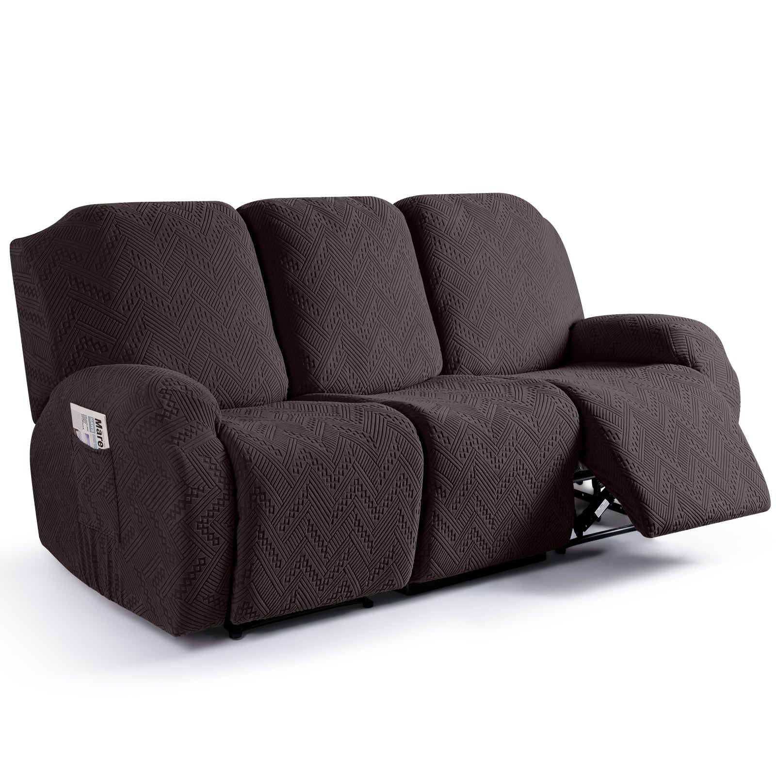 Ruaozz Stretch Recliner Sofa Covers 2 Seat/ XL 2 Seat/ 3 Seat