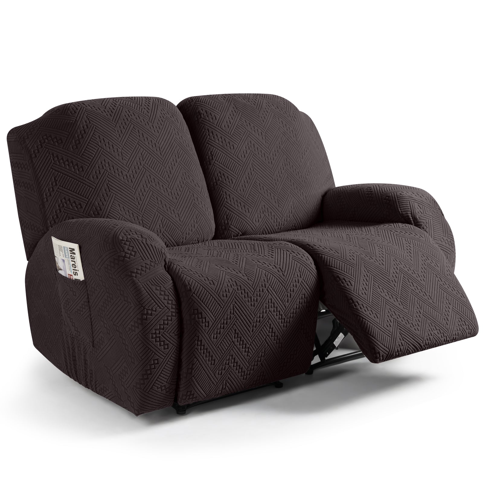 Ruaozz Stretch Recliner Sofa Covers 2 Seat/ XL 2 Seat/ 3 Seat