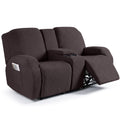 Ruaozz Stretch Recliner Sofa Covers with Console